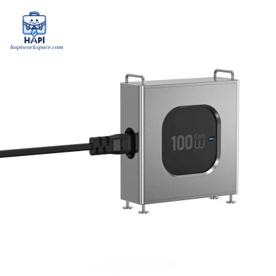 Trạm sạc hàng chính hãng WiWU Warrior 100W Wi-G013: Thiết kế Mag Pro, nhiều cổng sạc 2C2A, sạc nhanh đa thiết bị