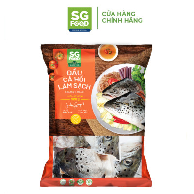 Đầu cá hồi làm sạch 500g