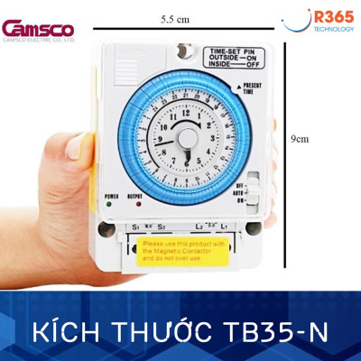 Công Tắc Hẹn Giờ, Timer hẹn giờ cơ Camsco TN35-N
