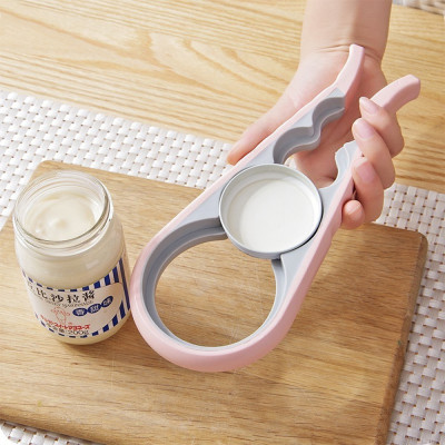 Dụng Cụ Mở Nắp Chai Lọ, Đồ Hộp Siêu Nhanh Đa Năng 4 Trong 1 Chống Trơn Trượt Không Tốn Sức