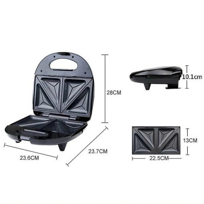 Máy Nướng Bánh Mì Sandwich Làm Nóng Thức Ăn Cho Bữa Sáng Đa Năng Dễ Sử Dụng - Hàng Nhập Khẩu