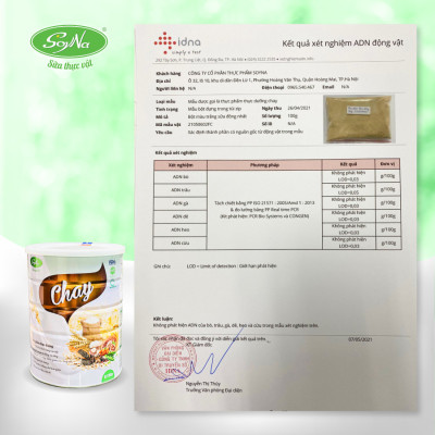 [MUA 1 TẶNG 1] SỮA CHAY SOYNA - SỮA HẠT BỔ SUNG PROTEIN CHO NGƯỜI ĂN CHAY- SỮA THỰC VẬT CAO CẤP SOYNA BỔ SUNG CANXI CHO XƯƠNG CHẮC KHỎE