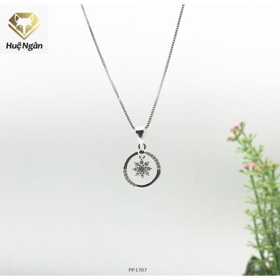 Dây chuyền bạc Ý 925 Huệ Ngân - Circle in love PP1707