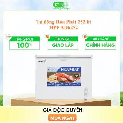 Tủ đông Hòa Phát 252 lít HPF AD6252 - Hàng chính hãng( Chỉ giao HCM)