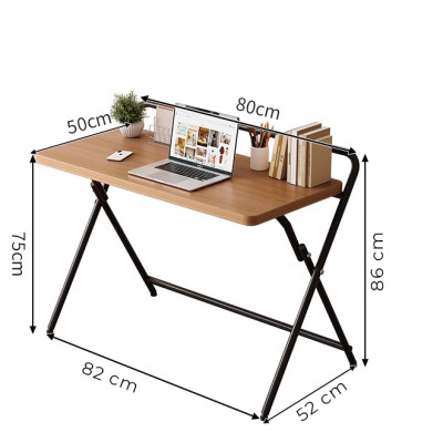 Bàn học gấp gọn thông minh IGA tiết kiệm diện tích khung thép chống ghỉ - GM139