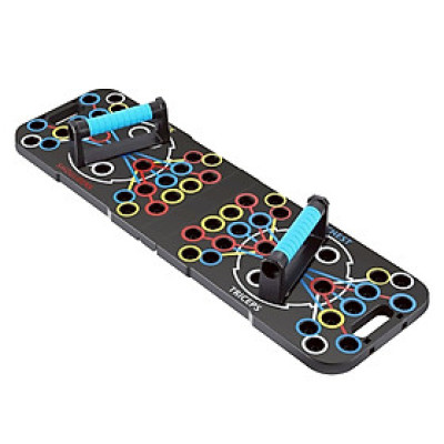 Dụng cụ hít đất RH006I tập thể thao tại nhà kèm bàng chỉ dẫn theo màu sắc tập trung các nhóm cơ chính