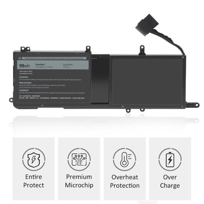 Pin Tương Thích Cho Laptop Dell Alienware 15 R3 R4 9Njm1 4 Cell Alienware 15 R3 R4 Alienware 17 R4 44T2R TEEMO PC TEBAT769 Hàng Nhập Khẩu