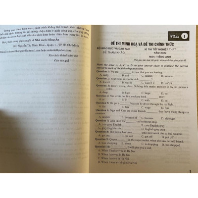 Sách - 54 bộ đề Tiếng Anh luyện thi THPT Quốc gia