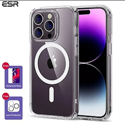 Ốp Lưng dành cho iPhone 13 Pro Max ESR Classic Hybrid Case Km bảo vệ camera và kính cường lực - Hàng Chính Hãng