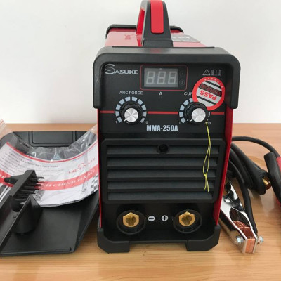 Máy hàn que MOSFET 1.6-5.0mm Sasuke MMA-250A (kéo liên tục que 4.0mm)- Hàng chính hãng
