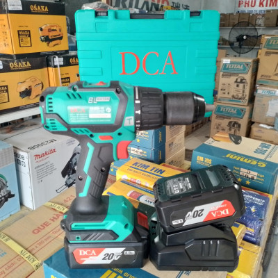 MÁY KHOAN BÚA KHÔNG CHỔI THAN DÙNG PIN 20V/4.0AHX2 DCA ADJZ05-13EM - HÀNG CHÍNH HÃNG