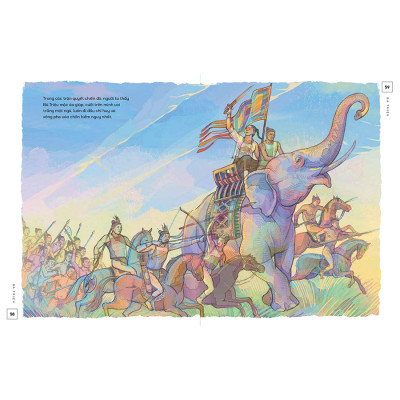 Lịch sử Việt Nam bằng tranh: Bà Triệu (Bản màu, Bìa cứng)