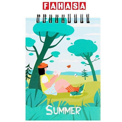 Sổ Lò Xo Note 4 Mùa A6 - Kẻ Ngang - 160 Trang 80gsm - The Sun - Summer