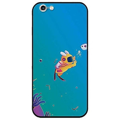 Ốp lưng dành cho Iphone 5 / 5s / 5Se - Iphone 6 / 6s - Iphone 6 Plus / 6s Plus mẫu Thợ Lặn Áo Vàng