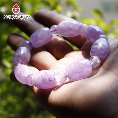 Vòng lu thống thạch anh tím ngọc mệnh hỏa. thổ - Ngọc Quý Gemstones