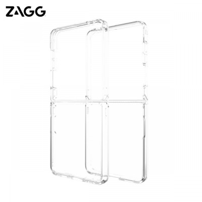 Ốp lưng trong suốt ZAGG Bridgetown cho Samsung Galaxy Z Flip 7 chống sốc 3m ứng dụng vật liệu Graphene_ Hàng chính hãng