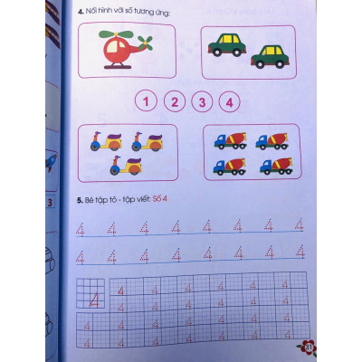 Sách - Toán Tư Duy - Dành cho trẻ em từ 4 - 6 tuổi