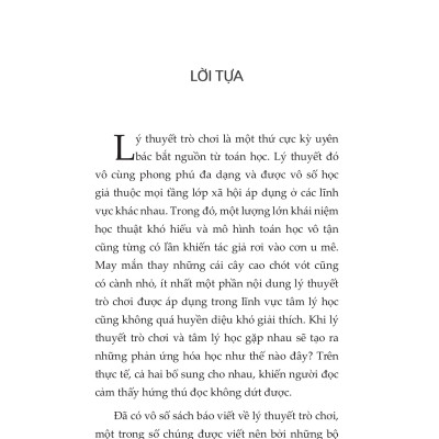 Lý Thuyết Trò Chơi