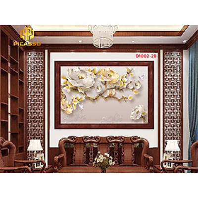 Tranh kính Hoa ngọc D1002 20 ( được chọn mẫu)