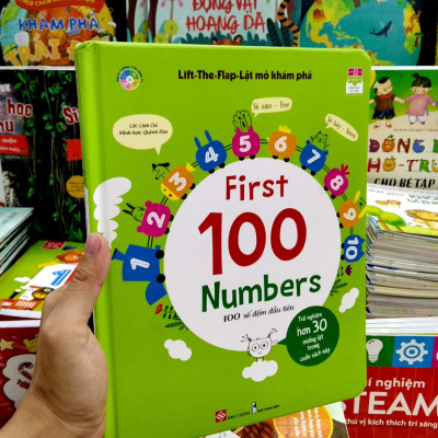 Lift-The-Flap-Lật Mở Khám Phá - First 100 Numbers - 100 Số Đếm Đầu Tiên