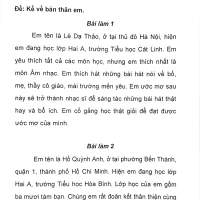 Bồi Dưỡng Năng Lực Tập Làm Văn 2