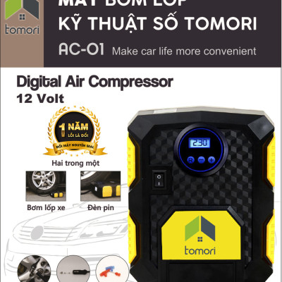 MÁY BƠM Ô TÔ 12V AC-01 TẶNG NHIỀU QUÀ SỐC