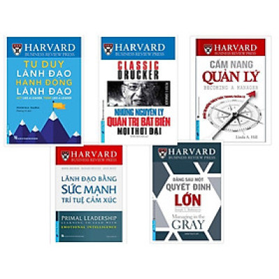 Sách - Combo Lãnh Đạo Tiên Phong Harvard Business Review (HBR) Trọn Bộ 5 Cuốn - First News