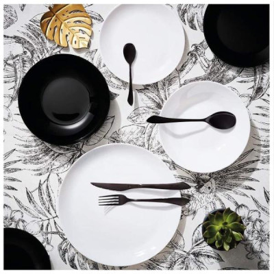 Bộ bát đĩa (tô, chén, dĩa) thủy tinh Luminarc Diwali 10 chi tiết DW10D, dùng lò vi sóng, máy rửa bát