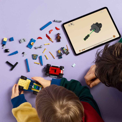 LEGO NINJAGO 71840 Đồ Chơi Lắp Ráp Rogue Vs. Drix: Trận Chiến Siêu Xe (111 chi tiết)