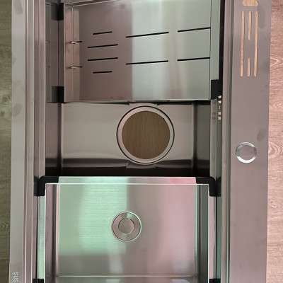 CHẬU RỬA INOX KAFF KF-HM7848A. Hàng Chính Hãng 