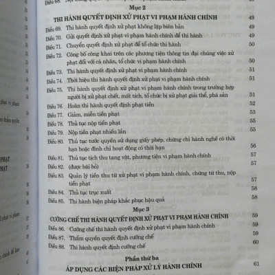 Sách Luật Xử Lý Vi Phạm Hành Chính sđ, bs năm 2025 và Các Văn Bản Hướng Dẫn Thi Hành - V2653TA