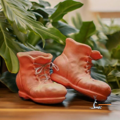 Chậu Hình Chiếc Giày - Chậu  Đất Nung Trồng Cây Size 15cm