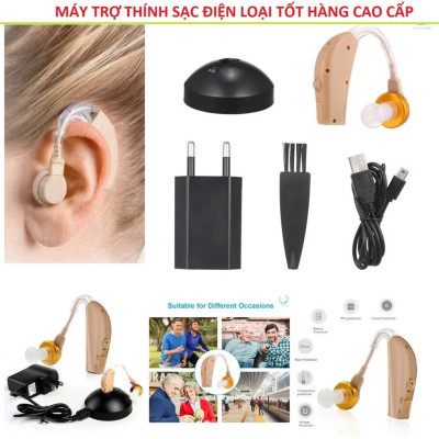 Tai Nge Trợ Thíinh Không Dây Pin Sạc – Hỗ Trợ Người Lớn Tuổi Nghe Rõ Mỗi Ngày, đèn trợ sáng