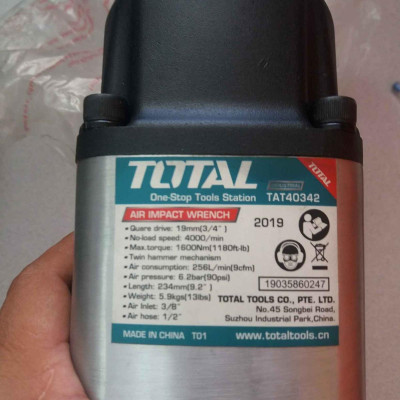 MÁY SIẾT BU LÔNG HƠI 3/4" TOTAL TAT40342 - HÀNG CHÍNH HÃNG