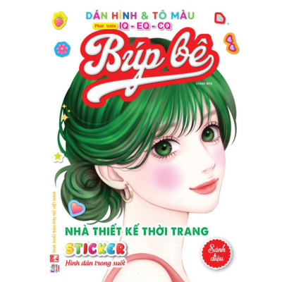 Sách - Bóc Dán Hình Sticker Trong Suốt & Tô Màu Búp Bê - Nhà Thiết Kế Thời Trang - Combo 6 Cuốn - Việt Thư