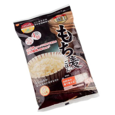 Hạt Đại Mạch Mochimugi HakuBaku (800g) - Giàu chất xơ, hỗ trợ giảm cân, kiểm soát  cholesterol và đường