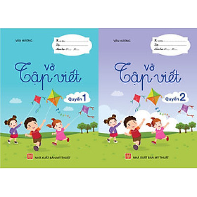 Sách - Combo 2 cuốn - Vở Tập Viết  Cánh Diều - Quyển 1 & Quyển 2