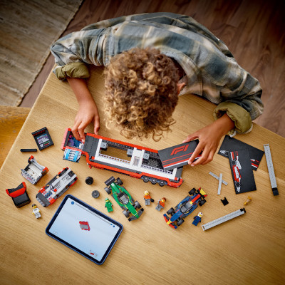 Đồ Chơi Lắp Ráp Xe Vận Chuyển Xe Đua F1 LEGO CITY 60445 (1086 chi tiết)