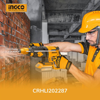 MÁY KHOAN BÊ TÔNG 3 CHỨC NĂNG SỬ DỤNG PIN 20V INGCO CRHLI202287 - HÀNG CHÍNH HÃNG