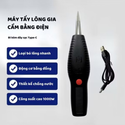 MÁY NHỔ VẶT LÀM SẠCH HẾT LÔNG VỊT LÔNG GÀ LÔNG LỢN CẦM TAY ĐA NĂNG