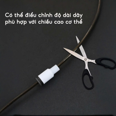 DÂY NHẢY Tặng Tạ Sắt TẬP THỂ DỤC CAO CẤP TẠI NHÀ LÕI THÉP ĐỘ BỀN CAO, TAY CẦM CHỐNG TRƯỢT – Giao Màu Ngẫu Nhiên