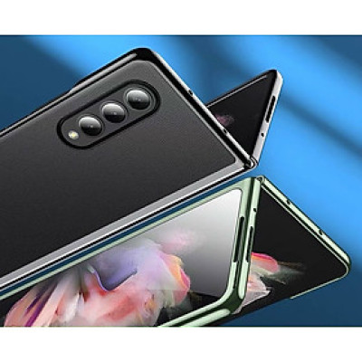 Ốp LIKGUS da viền mạ dành cho samsung Z FOLD 3 