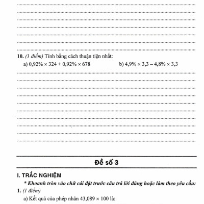 Bộ Đề Kiểm Tra Môn Toán Lớp 5 - (Dùng Kèm SGK Kết Nối Tri Thức Với Cuộc Sống) - HA