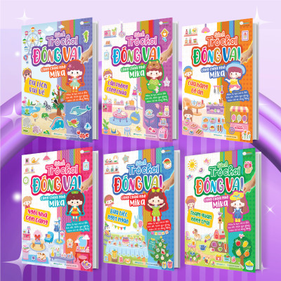 Combo Sách trò chơi đóng vai Công chúa nhỏ Mika (6 Cuốn)