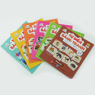 Combo 1 (6 tập): Từ điển bằng tranh dành cho trẻ em