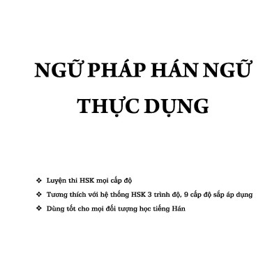 Sách - Combo: Ngữ Pháp Hán Ngữ Thực Dụng + Phát triển từ vựng tiếng Trung Ứng dụng (in màu) (Có Audio nghe) +DVD tài liệu