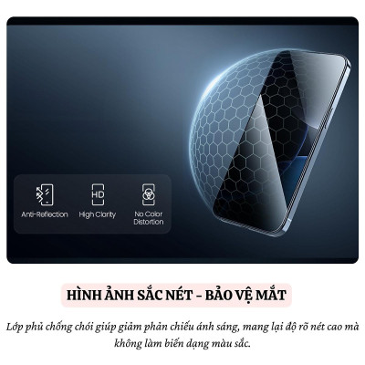 Cường lực chống nhìn trộm Full viền kèm khung cho iPhone 16 Pro Max / 16 Pro hiệu Nillkin Guardian Phủ Nano, vát cạnh 2.5D, lớp Olephobic - Hàng nhập khẩu