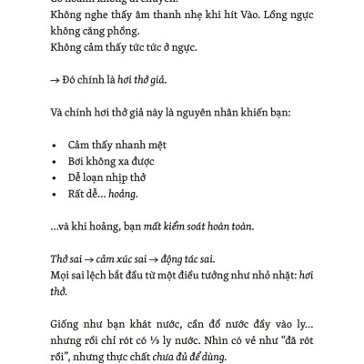 Sách - Thở Thật - Thở Giả - Thay Đổi Nhỏ-Khác Biệt To - Bí Quyết Nổi, Bơi Xa Không Mệt