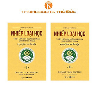 Sách - Combo 2 cuốn Nhiếp Loại Học - Thiết Lập Con Đường Lý Luận Khai Mở Tuệ Nhãn - Thái Hà Books