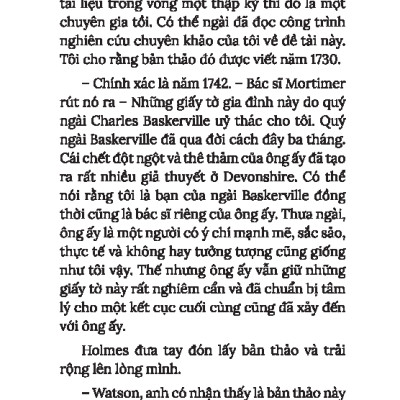 Sách - Con Chó Của Dòng Họ Baskerville